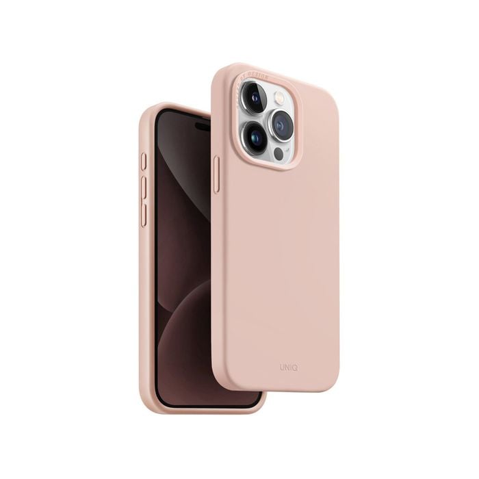 Uniq Lino Hue Magsafe Phone Case For Iphone 15 Pro - Pink