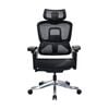 Lorell Executive Office Chair Breathable Mesh Adjustable Recline Black