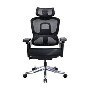 Lorell Executive Office Chair Breathable Mesh Adjustable Recline Black