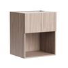 Kaboodle 600mm Silver Ash Modern Wall Microwave Cabinet