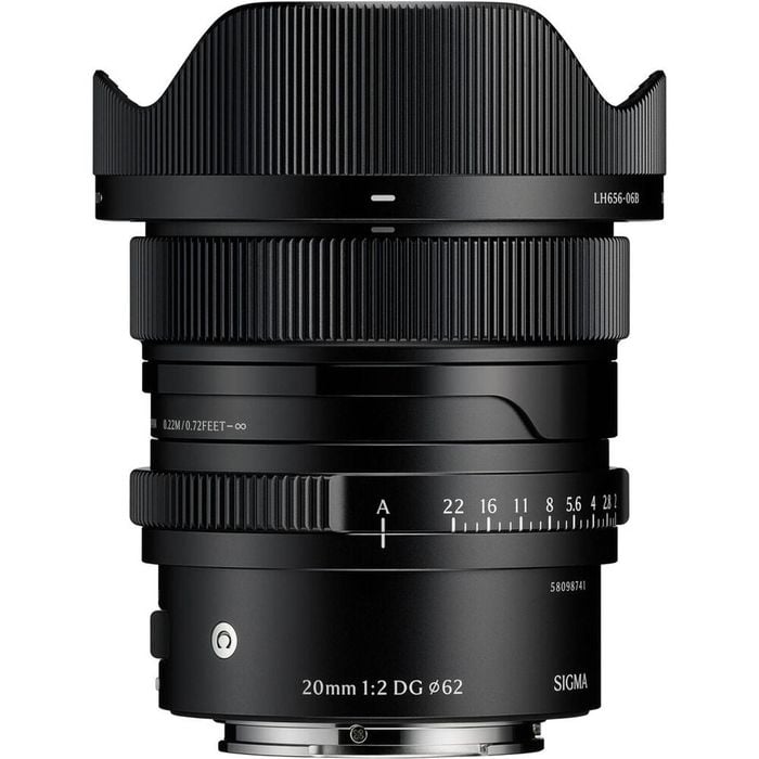 Sigma 20mm f/2 DG Contemporary Lens - Sony E-mount Black