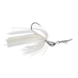 Dekoi 7gm Bladed Swim Jig, Chatterbait, Metallic Pearl, 2 Pack