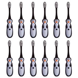 12PK Penguin Island Flashing Toothbrush 26x14.5cm - Penguin 3y+
