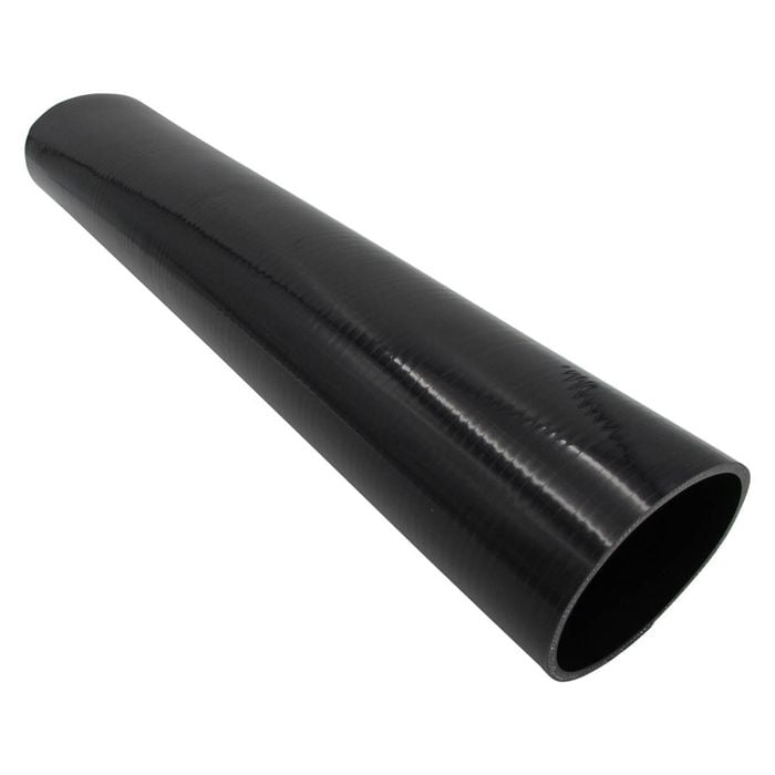GASO Straight 600mm 4" (102mm) Silicone Hose Black