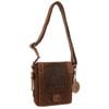 Jack's Inn Premium Blackthorne Crazy Horse Leather Crossbody  Vintage in Cognac