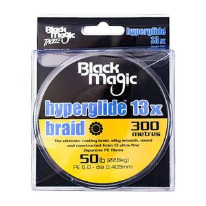 Black Magic Hyperglide 13x Braid Fishing Line 50lb 300m