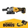 DeWALT 18V 125mm Angle Grinder with Slide Switch - Bare Unit DCG407N-XJ
