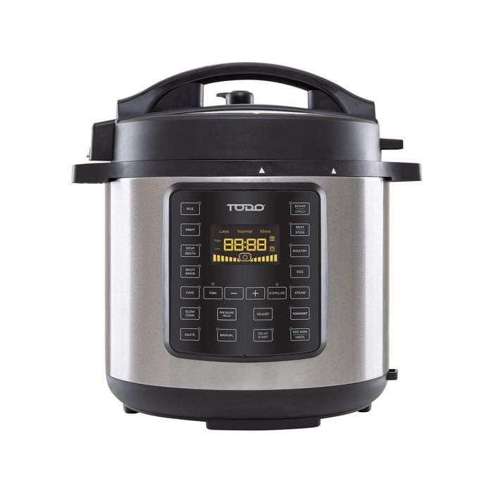 TODO 6L Electric Pressure Cooker 1000W 15 Preset Functions
