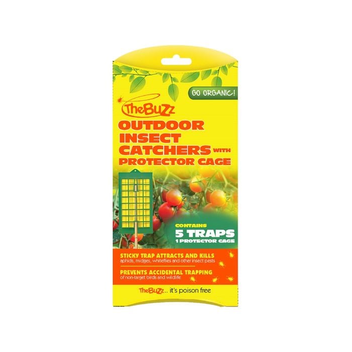 The Buzz Outdoor Insect Catcher With Protector Cage