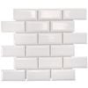 Decor8 Tiles 291 x 296 x 6mm White Gloss Metro Ceramic Mosaic Tiles