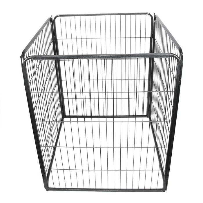 YES4PETS 4 Panels 100 cm Heavy Duty Pet Playpen Fence Extension