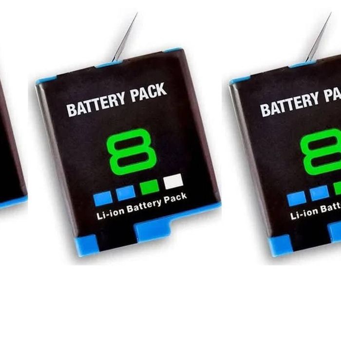 3 Pack | Compatible AHDBT-801 AHDBT801 Battery for Go Pro Hero 8 Hero 7 Hero 6 Hero 5 High Quality