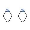 2PK Formula Sports PVC Diamond 9-Ball Billiard Rack 2 1/4" Size - Black