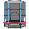 Costway 1.4M Mini Trampoline Kids Rebounder Play Gift w/Enclosure Net