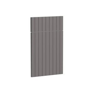 Kaboodle 450mm Smoked Grey V-Groove 1 Door / 1 Drawer Panels