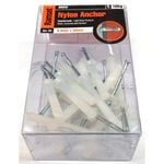 Ramset Brick Nylon Anchor CSK  6.5 x 50mm 20pk