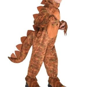 Big Brown Dinosaur Toddler Boys T-rex Costume - 3-4