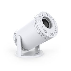 Laser 720p HD Smart USB-C Portable Projector (White)