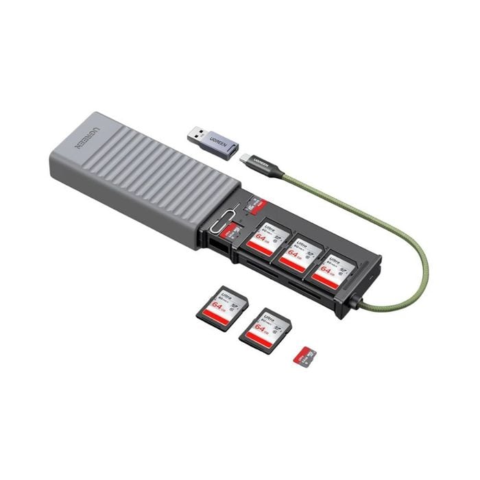 Ugreen Usb C Card Reader Case Sd Microsd Storage Hub 5gbps