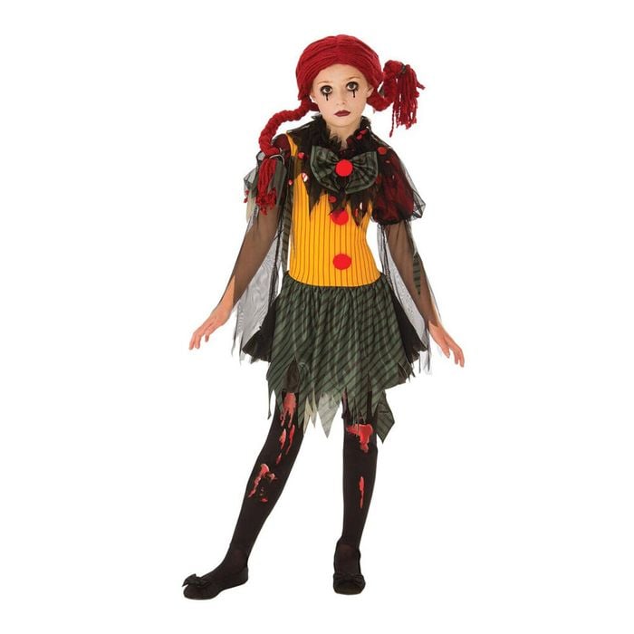 Rubies Zombie Girl Clown Girls/Kids Dress Up Halloween Party Costume Size L