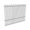 ProtectorAl 1201 - 2399 x 1800mm Monument Aluminium Pool Fence Panel Loop Top With Mid Rail