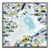 Artist Lane "Brighton Spirit  " by Ani Ipradjian - 76x76cm Black Framed Canvas