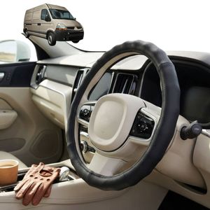 Australian Goose Steering Wheel Cover for Renault Master Van 2010 - Current (X70, X62() Circle Black