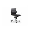 Olg Mode Mid Back Boardroom Chair No Arms Black Base Black Vinyl