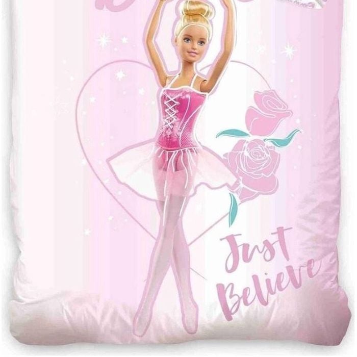 Barbie Ballerina Just Believe Cotton Quilt Cover Set - Single Bed Size
