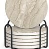 LIFVER by Dowan Coasters for Coffee Table Set of 6