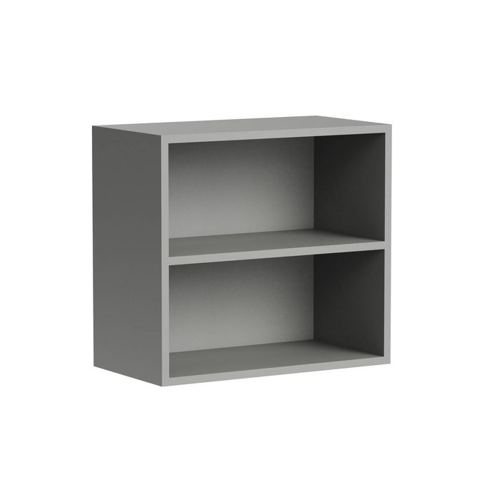 Kaboodle 800-899mm Oyster Customisable Med Wall Open Shelf