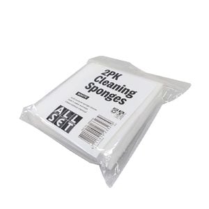 All Set Cleaning Sponges White - 2 Pack