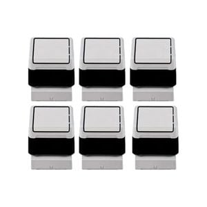 Brother 40mm X 90mm Black Stamp (box Of 6) [pr4090b6p]