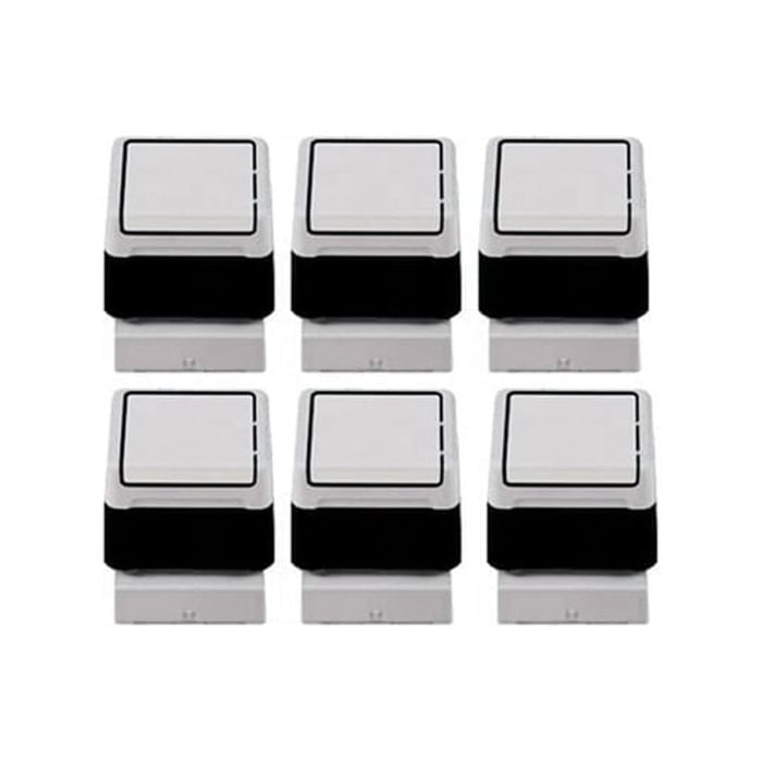 Brother 40mm X 90mm Black Stamp (box Of 6) [pr4090b6p]