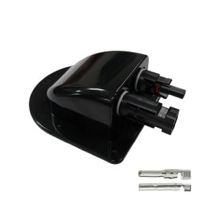 Exotronic Black Solar Connector Cable Entry Cover