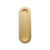 Lemaar Brushed Brass Radius Flush Pull