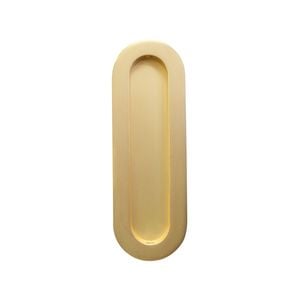 Lemaar Brushed Brass Radius Flush Pull