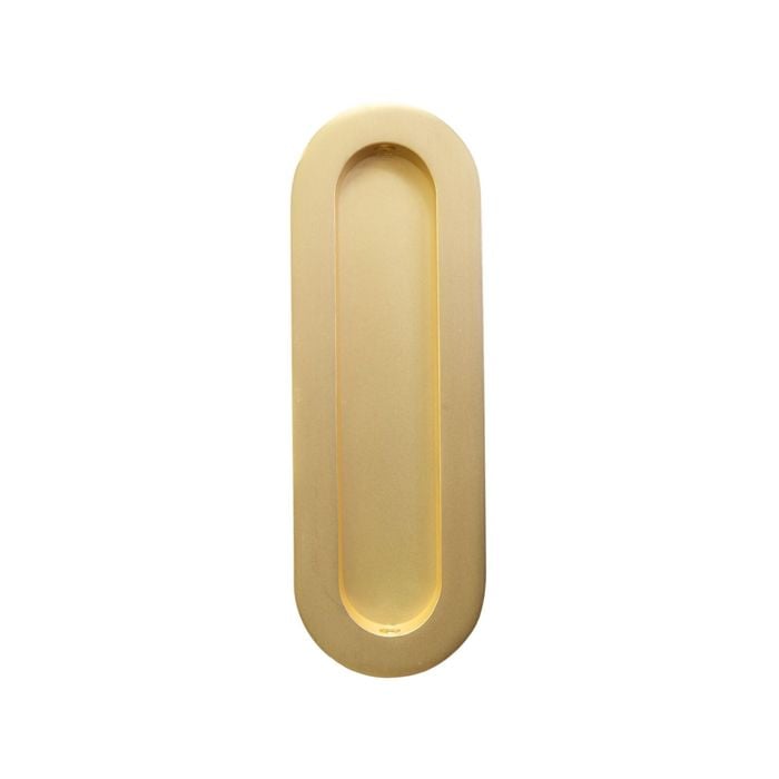 Lemaar Brushed Brass Radius Flush Pull