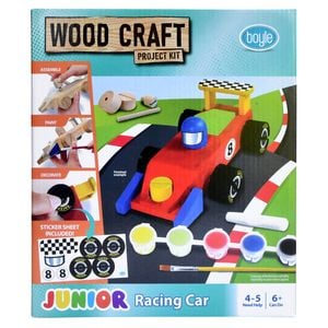 Boyle Wood Craft Project Kit Junior Racing Car