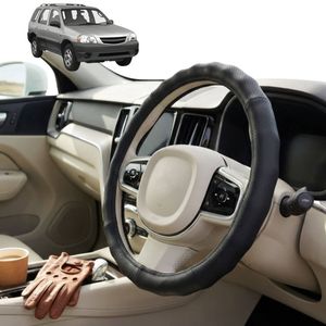 Australian Goose Steering Wheel Cover for Mazda Tribute 2001 - 2008 Circle Black