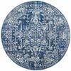 Sense 253 Blue 200x200cm - Medium Round Transitional Pet Friendly Indoor Rug