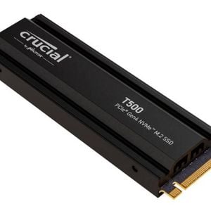 Crucial T500 4tb Gen4 Nvme Ssd Heatsink - 7400/7000 Mb/s R/w 2400tbw 1440k Iops 1.5m