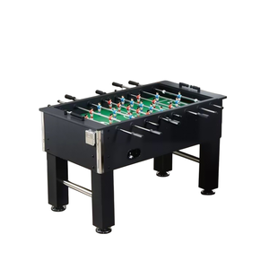 Topone 5ft Foosball Soccer Table With Solid Steel Rods Black Frame