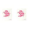 2PK Annabel Trends Cotton Tea Towel Dish Cloth 50x70cm Christmas Oh What Fun