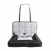 P&P Black Oxford Car Pet Seat Cushion With Safety Belt And Removable Pad