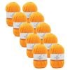 10x Malli Pumpkin Orange Blend Basic 100g Knitting Yarn Acrylic/poly