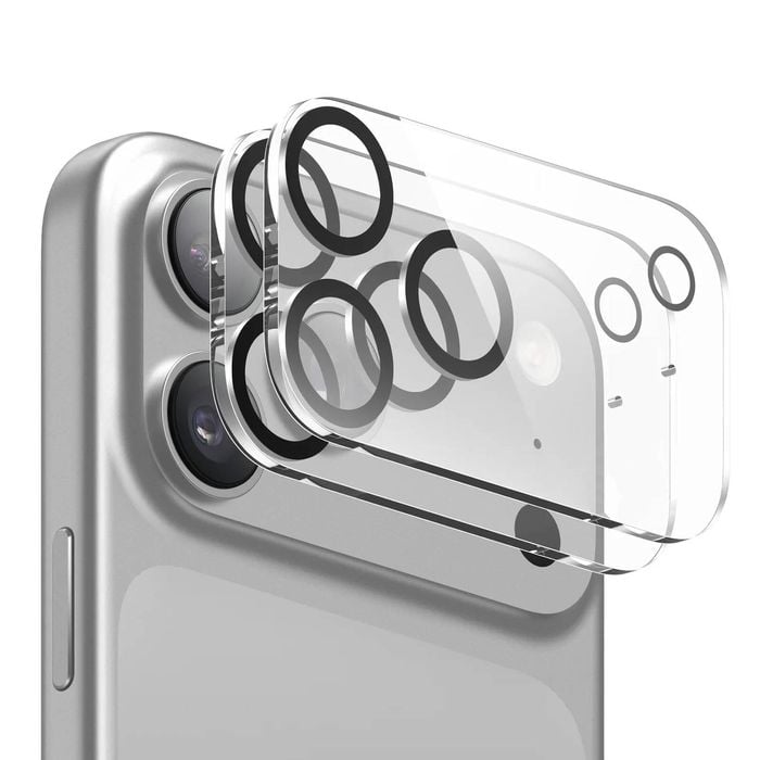 2 Pack MEZON Apple iPhone 17 Pro Max (6.9") Full Cover Camera Lens Tempered Glass