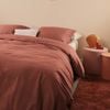Bedding House King Bed  Organic Cotton Basic Terra Quilt Cover Set