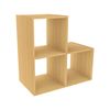 Lugna 720 x 720 x 390mm Sand 1-2 Step Cube Unit