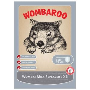 Wombaroo Wombat Joey Milk Replacer Substitute >0.6 5kg